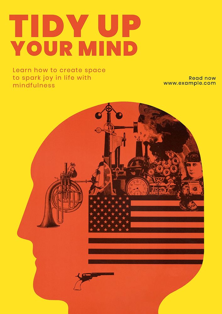Mindfulness poster template