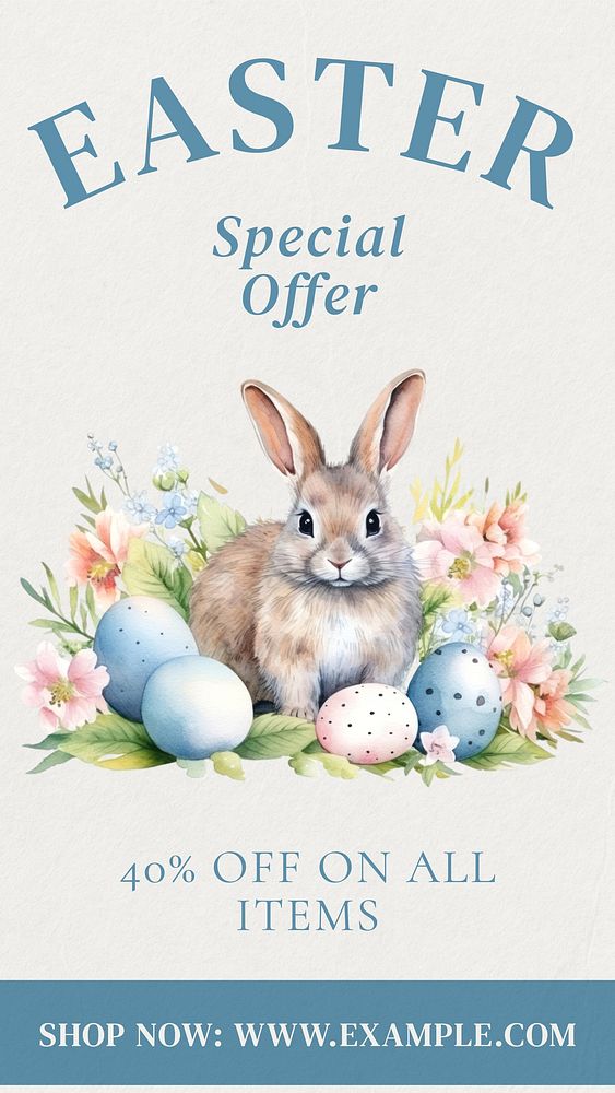 Easter sale Instagram story template