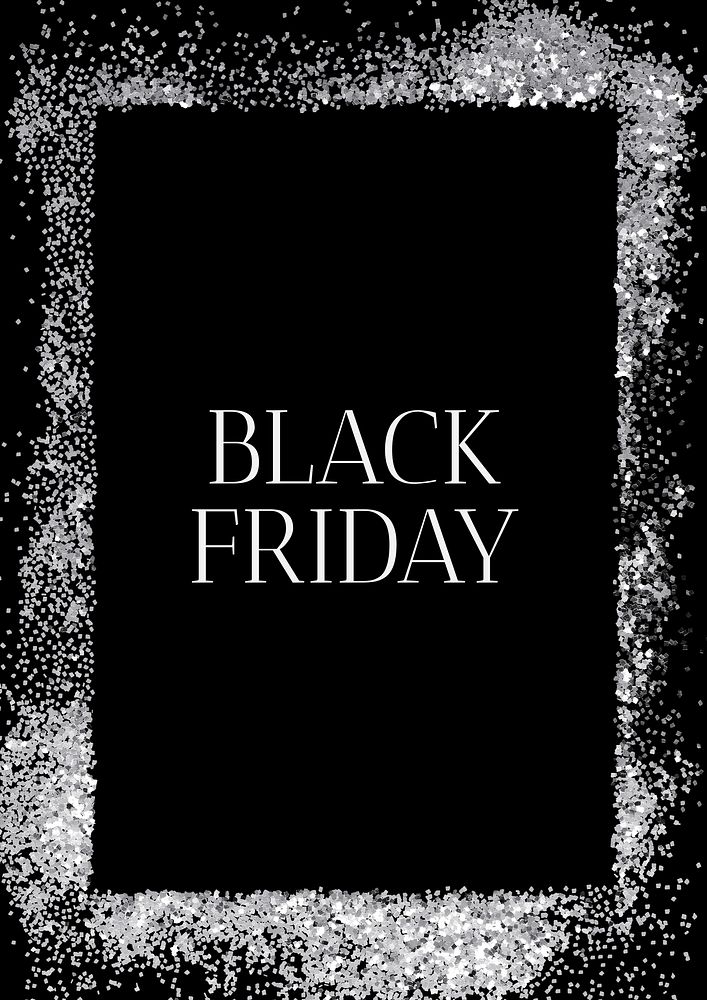 Black Friday poster template and design