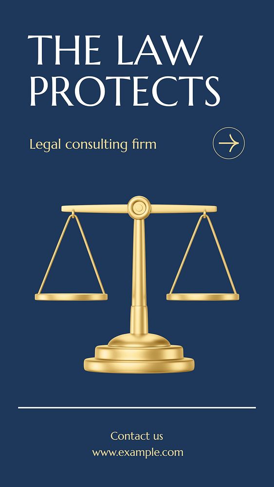 Law firm Instagram story template