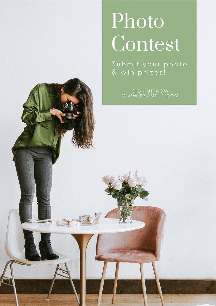 Photo contest  poster template
