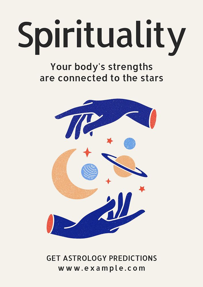 Astrology predictions poster template | Free Photo - rawpixel