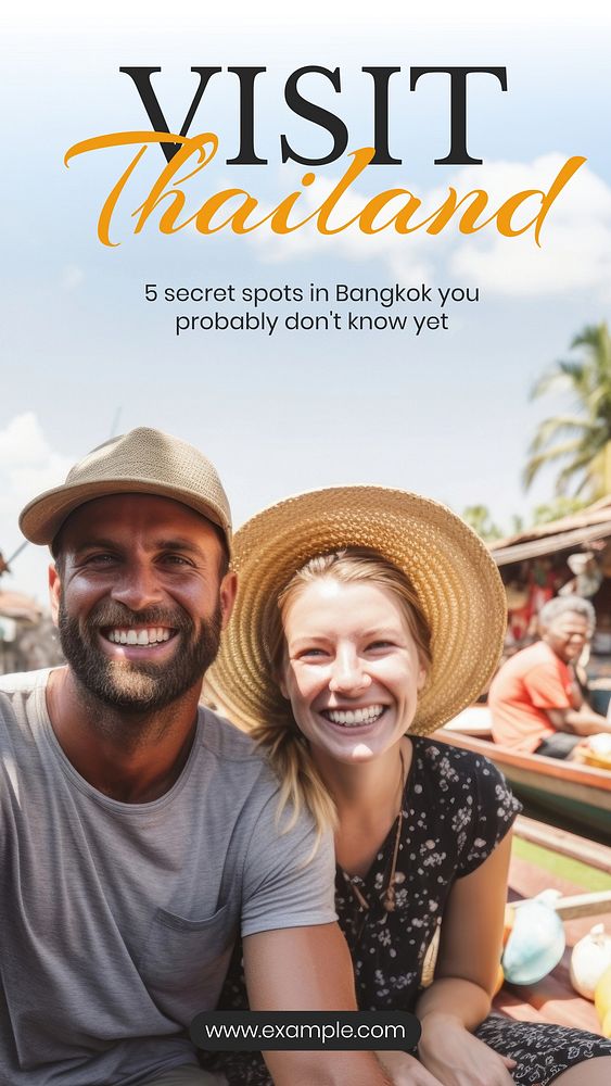Visit Thailand Instagram story template
