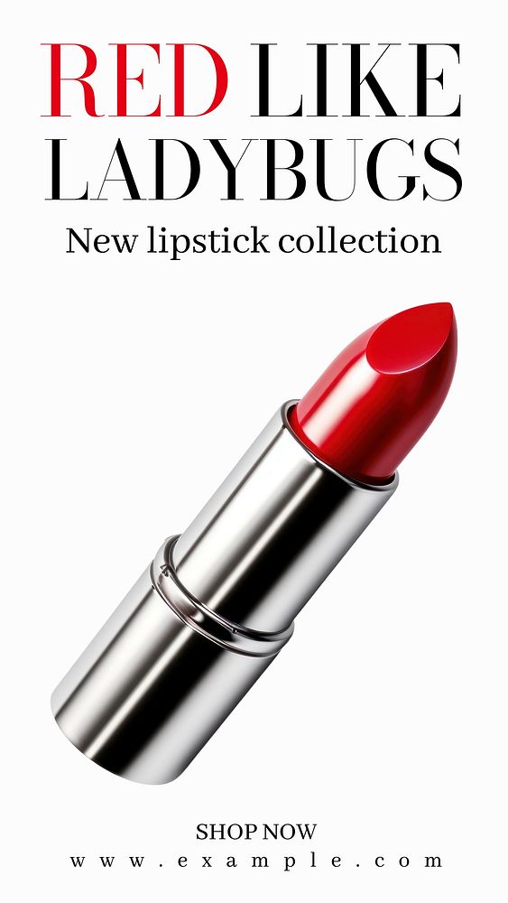Lipstick Instagram story template