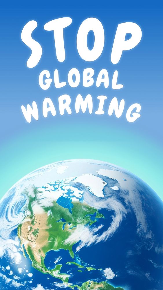 Climate change Facebook story template