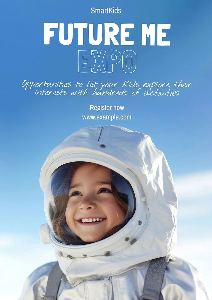 Future me expo poster template