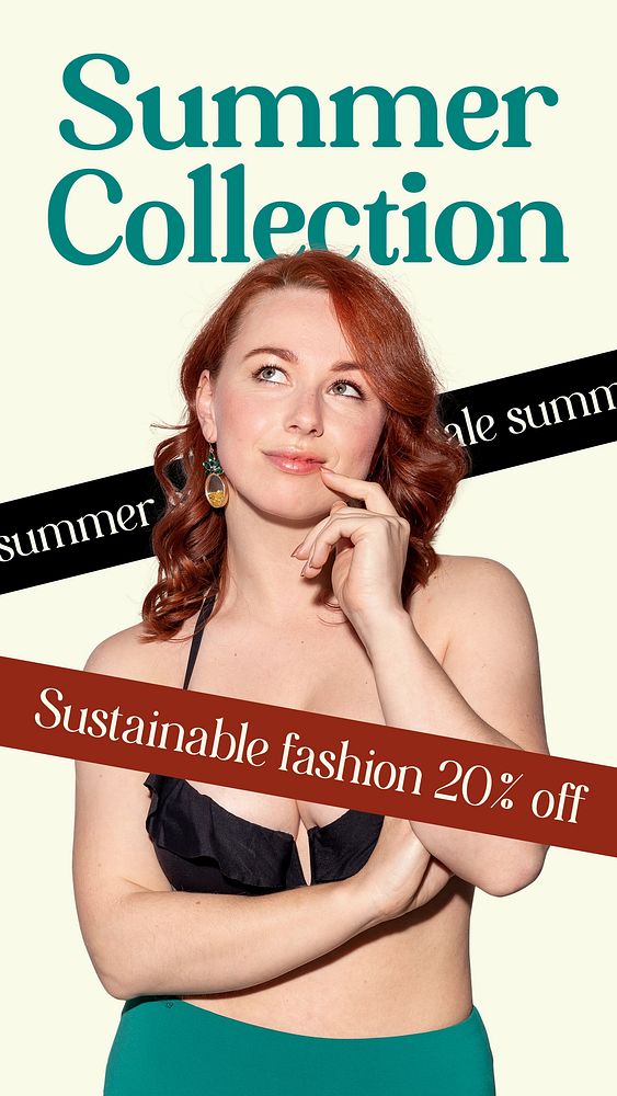 Summer collection Facebook story template