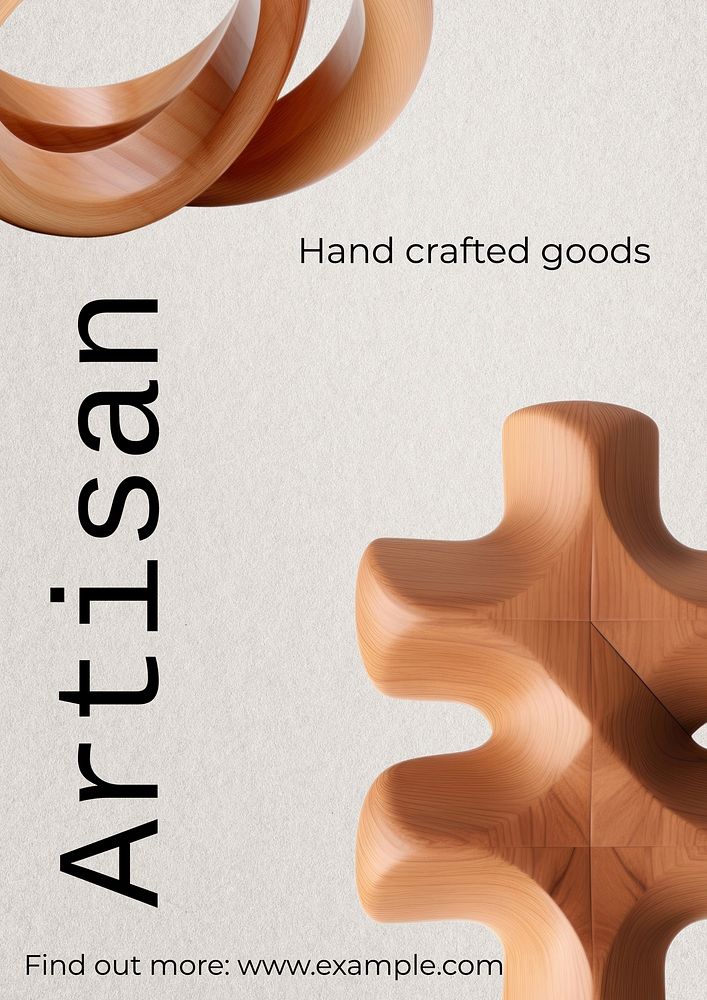 Artisan poster template