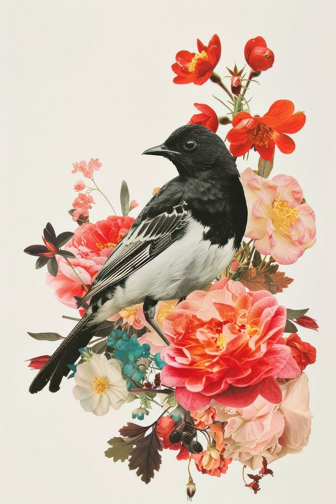 Bird art blackbird graphics.