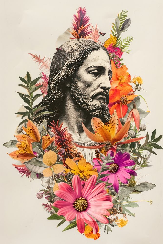 Jesus art photography illustrated.