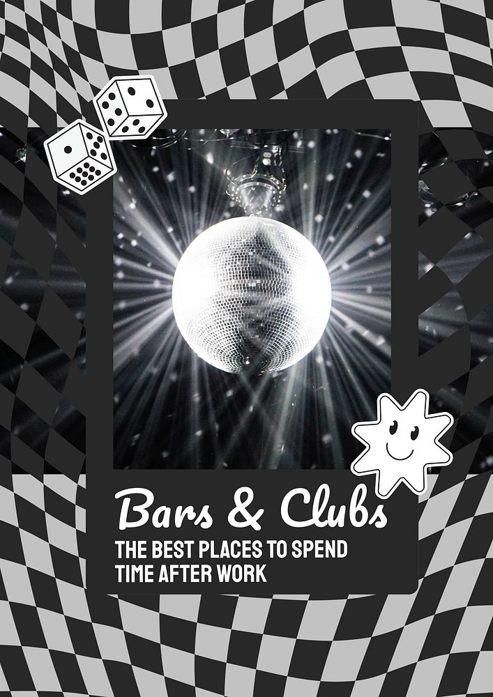 Bar & club poster template