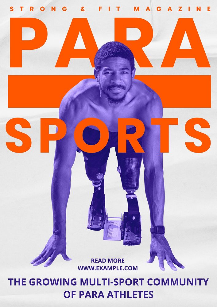 Parasports poster template