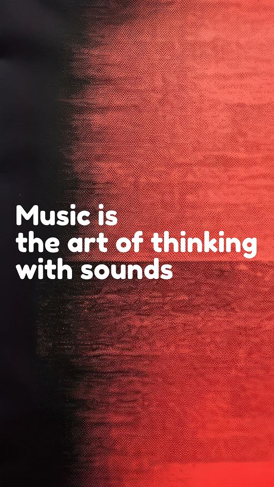 Music quote Instagram story template