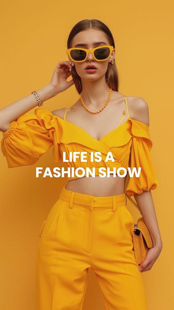 Fashion quote Instagram story template