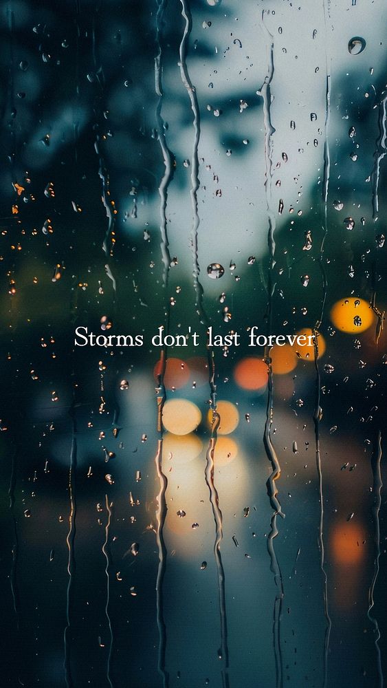 Storms don't last forever Instagram story template