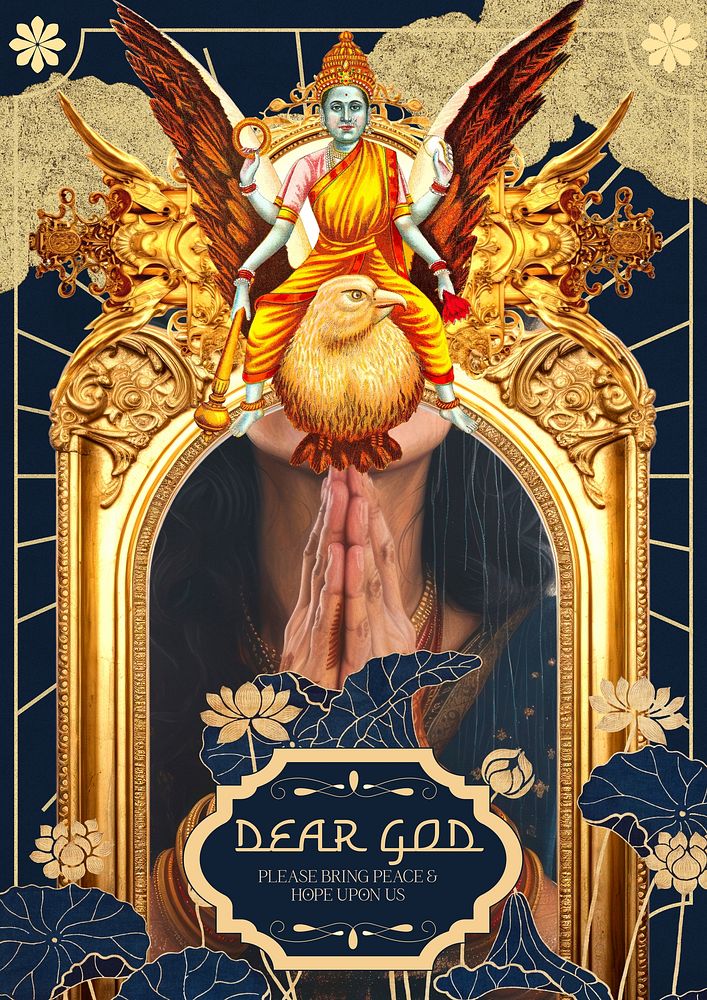Dear God poster template