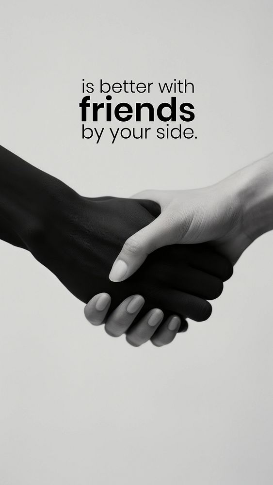 Friendship quote Instagram story template