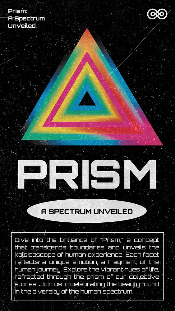 Prism Facebook story template