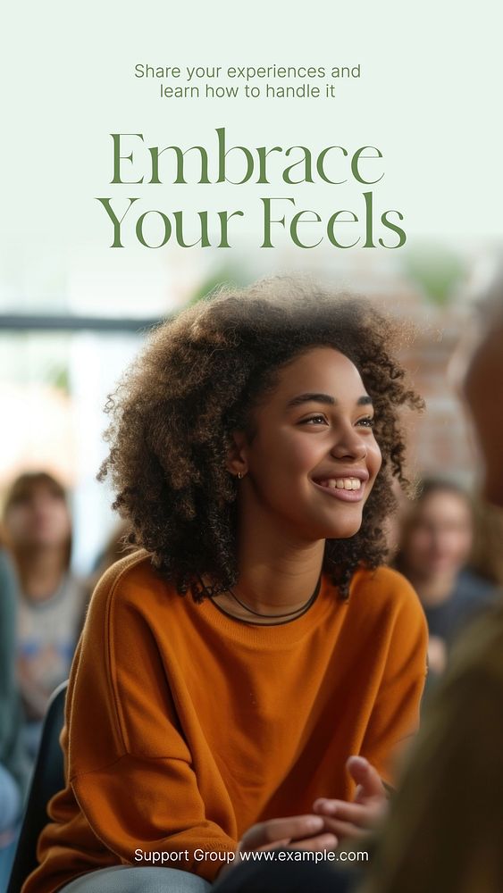 Embrace your feels Instagram story template