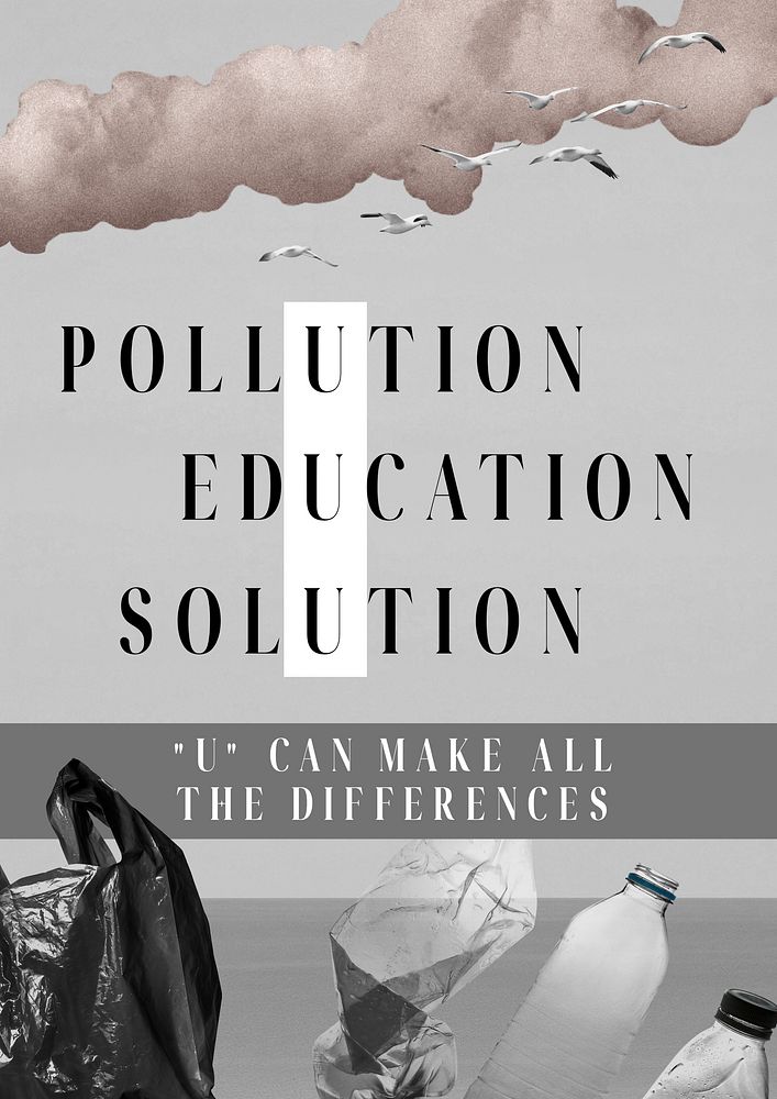 Environmental education poster template