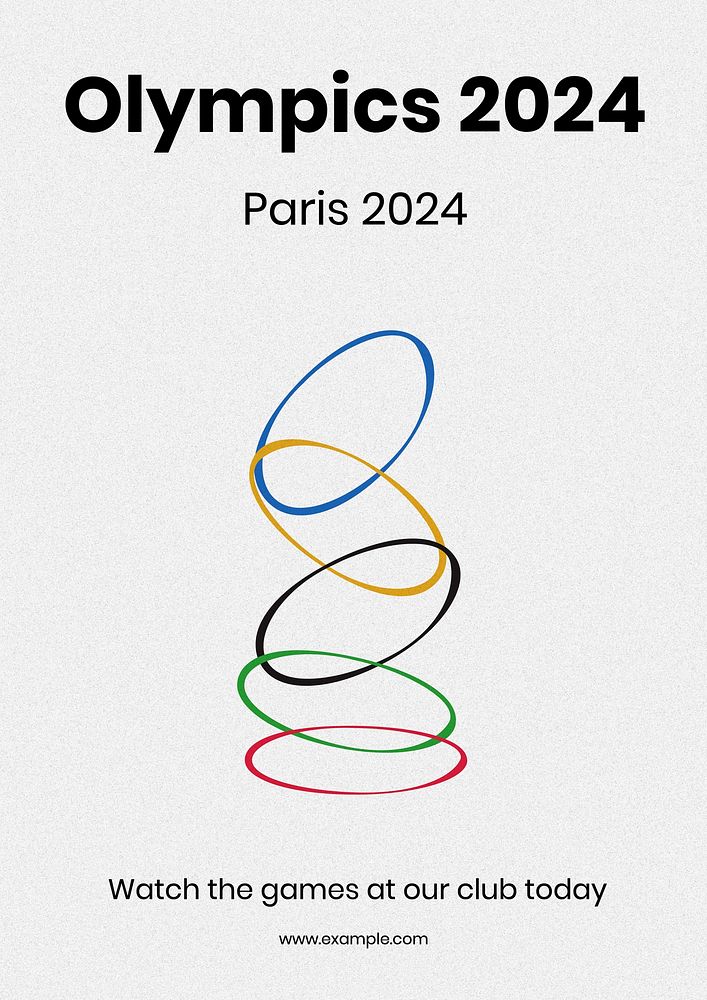 2024 Olympics poster template