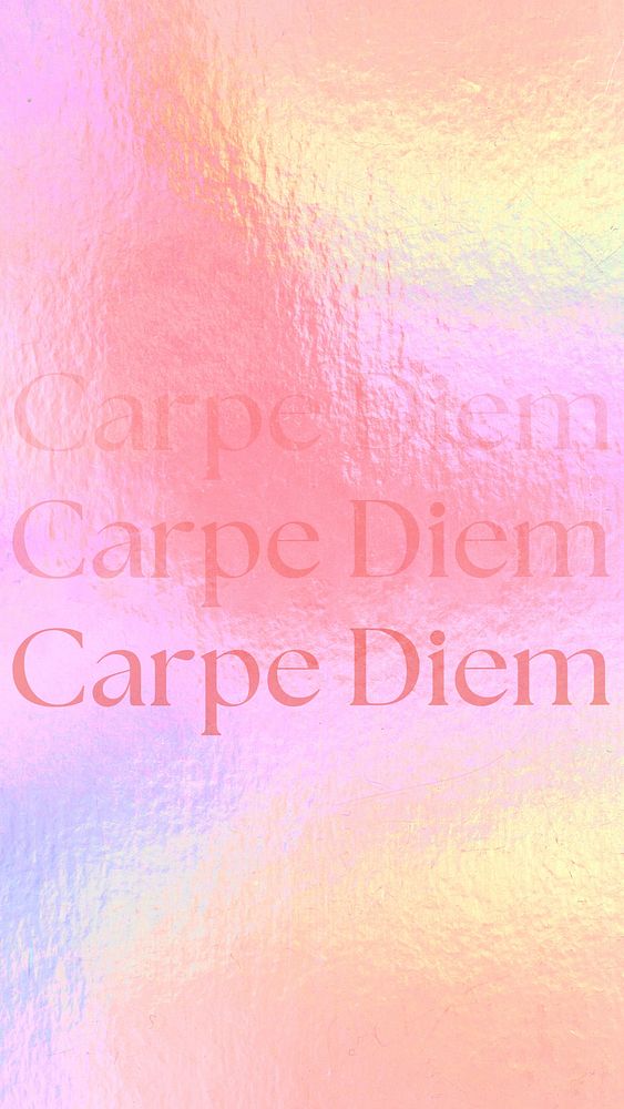 Carpe diem mobile wallpaper template | Free Photo - rawpixel