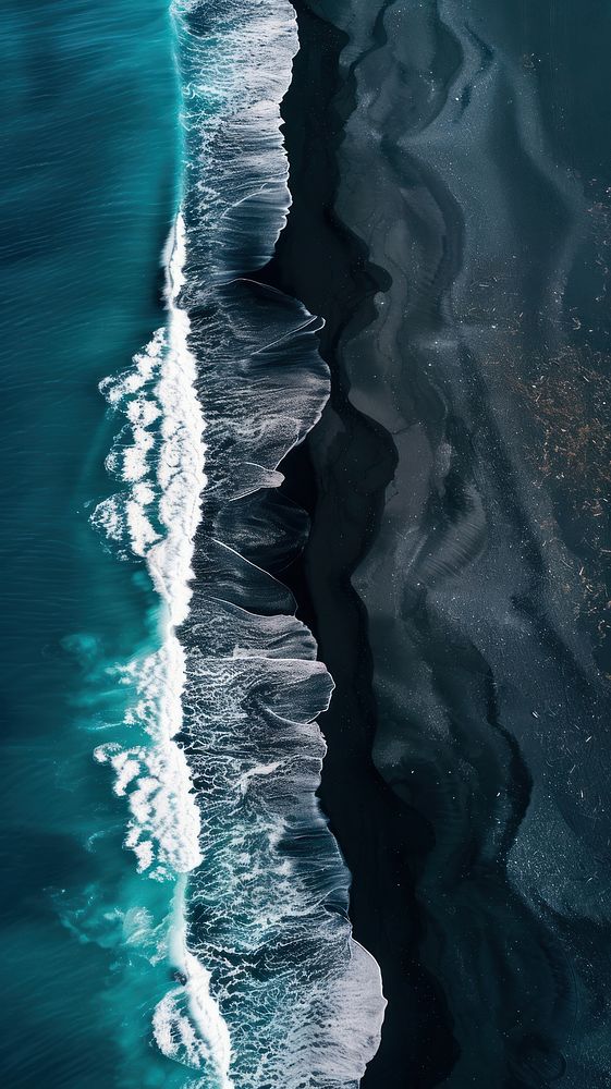 Beach wallpaper water sea aerial view.