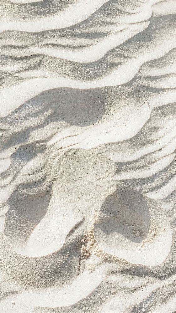 Beach wallpaper background sand footprint outdoors.