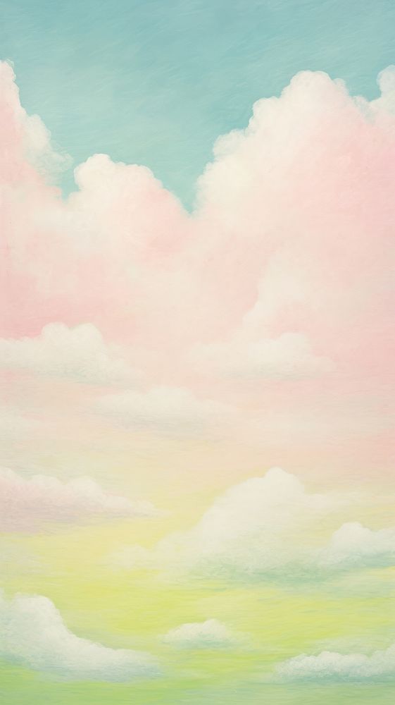 Cloud sky outdoors painting.