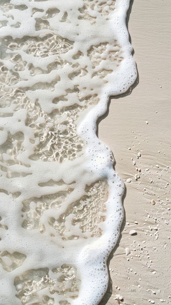 White sandy beach wallpaper sea shoreline outdoors.