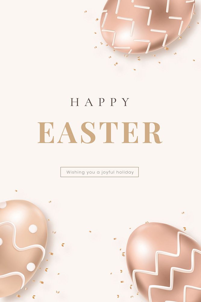 Cute Easter template,  Pinterest pin design