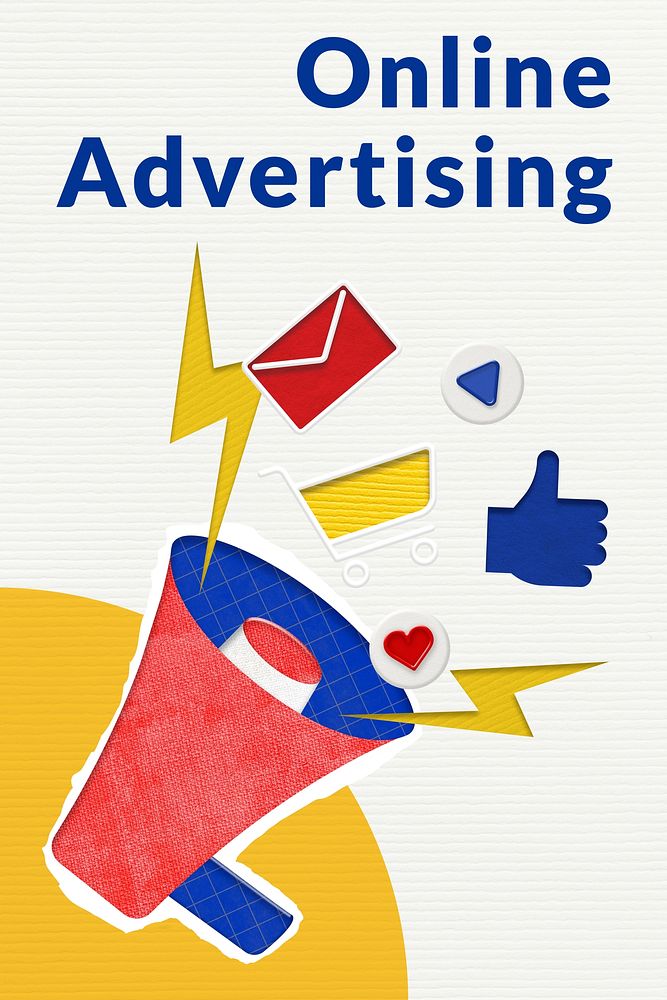 Online advertising pinterest pin template, editable e-commerce business