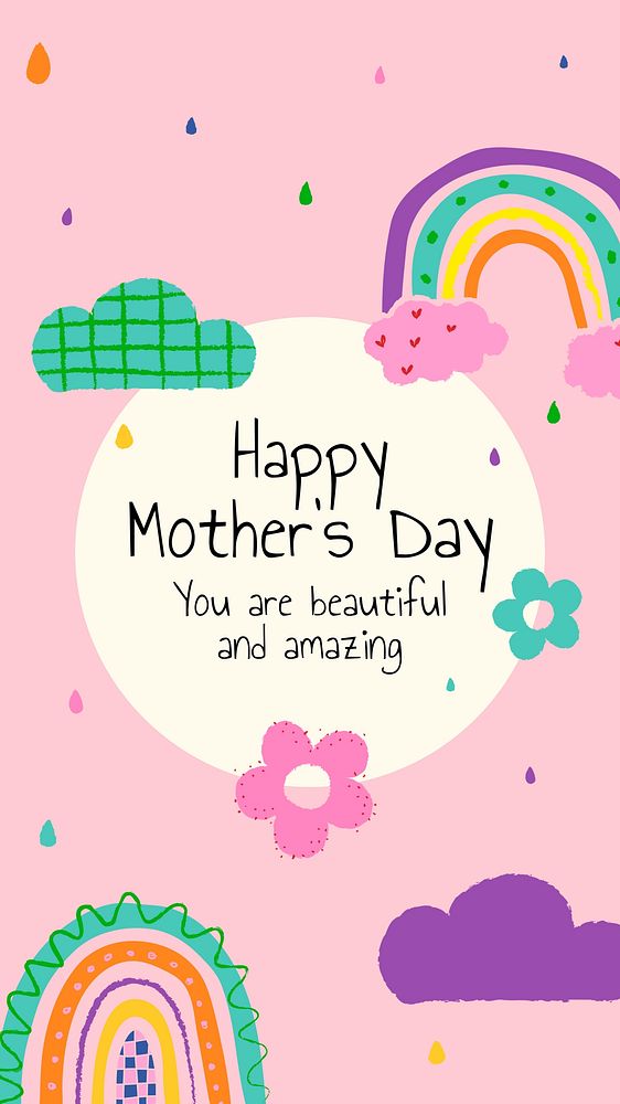 Mother's day Instagram story template
