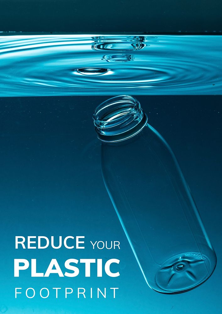 Reduce plastic poster template