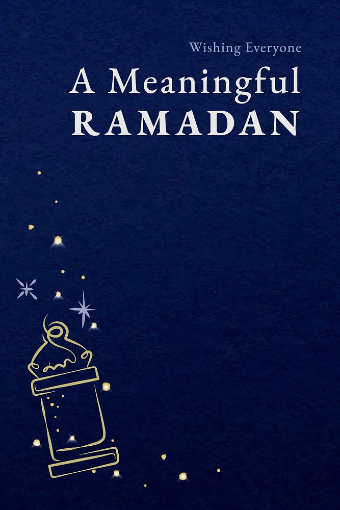 Ramadan, Islamic template, editable Pinterest pin
