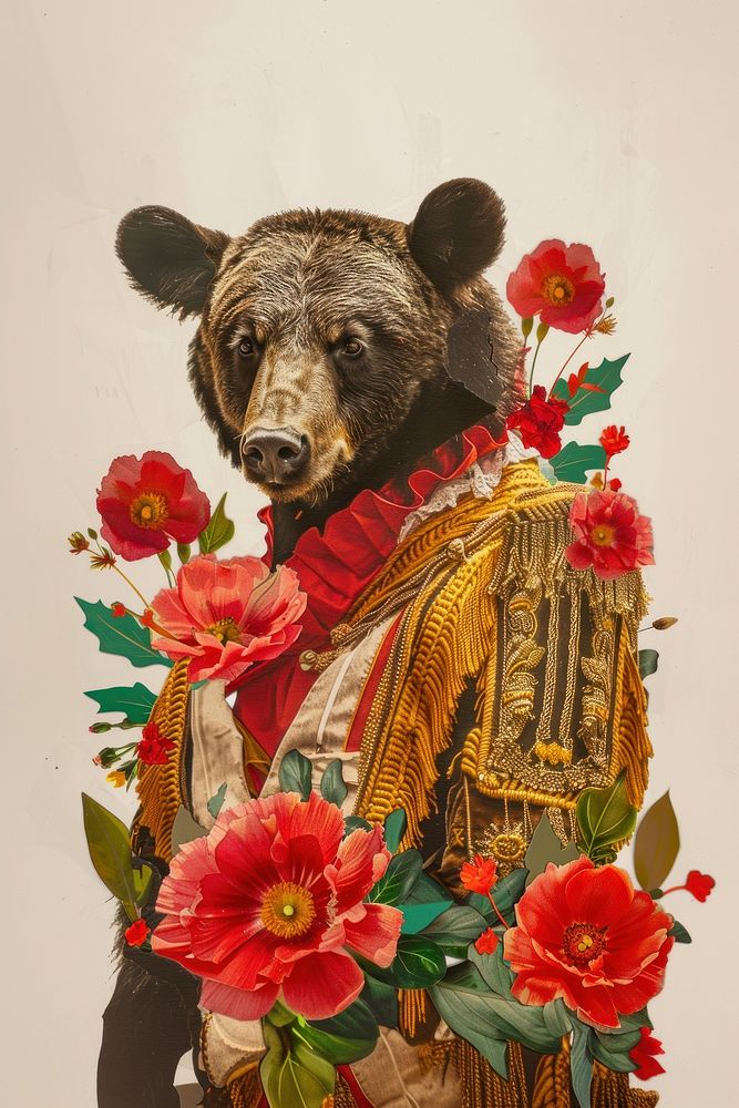 A bear photography wildlife graphics.