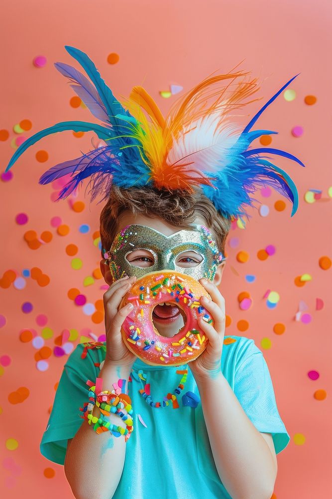A donut carnival person human.