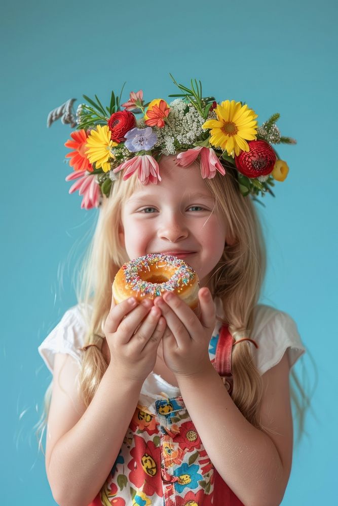 A donut flower kid confectionery.