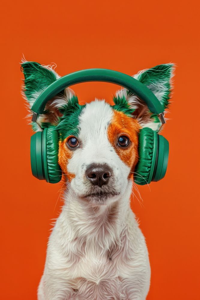 Dog head dog electronics.