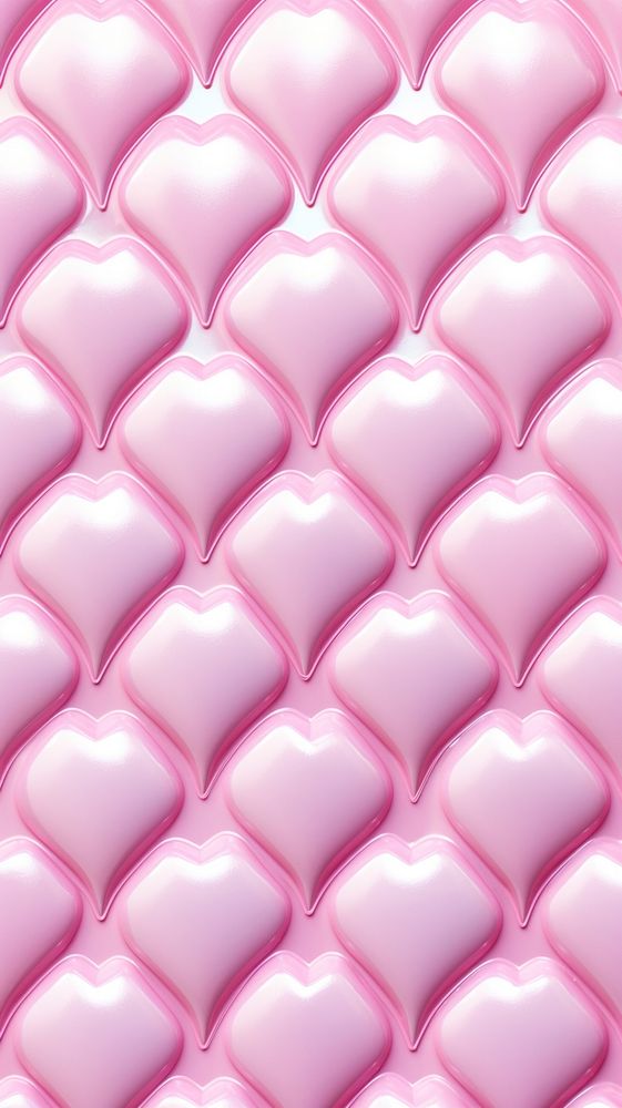 Puffy 3d heart glitter wallpaper pattern balloon person.
