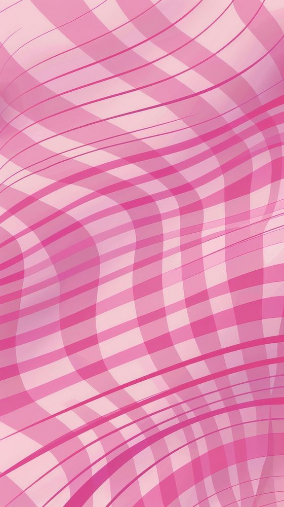 Pink plaid pattern oval texture purple silk.