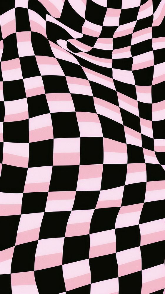 Pink plaid pattern oval person human.
