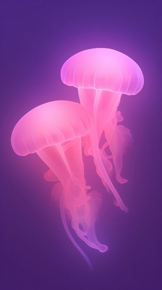 Jellyfishes pattern invertebrate chandelier animal.