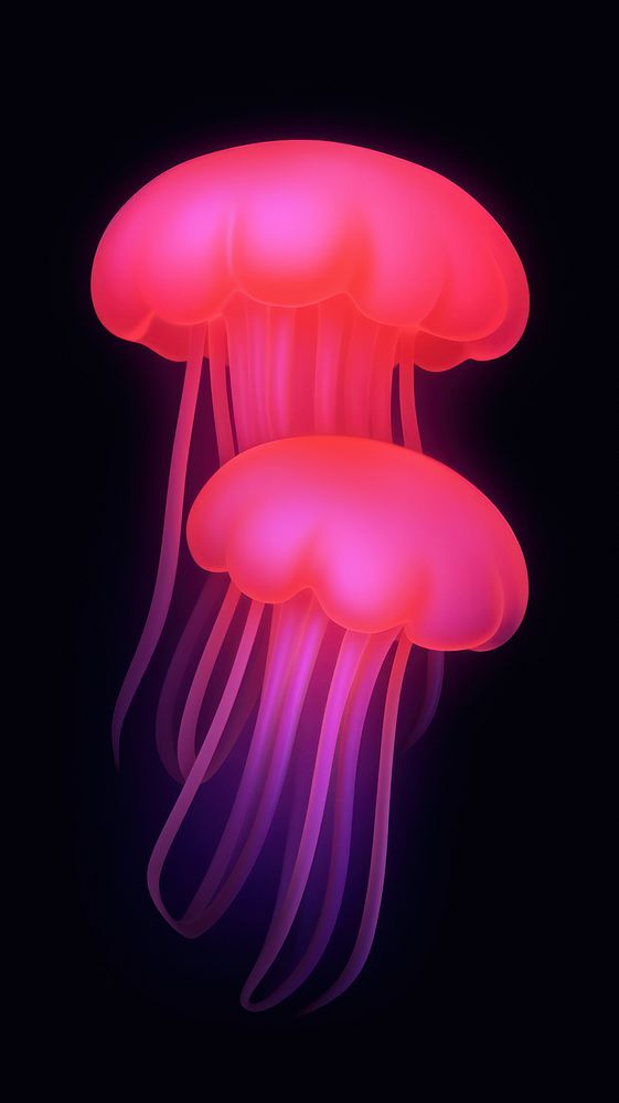 Jellyfishes pattern invertebrate chandelier animal.