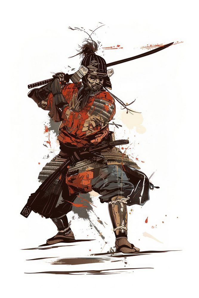 Samurai weaponry person human.