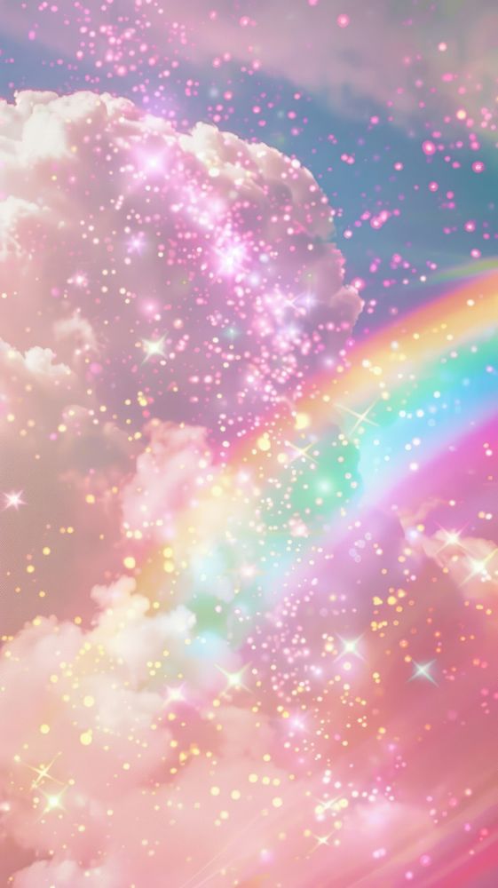 Pink rainbow background fireworks outdoors nature.