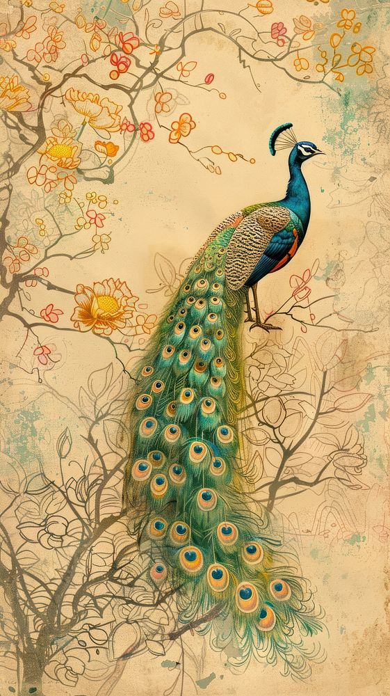 Wallpaper peacock animal bird.
