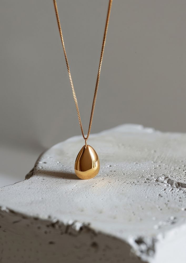 Gold necklace accessories accessory pendant.