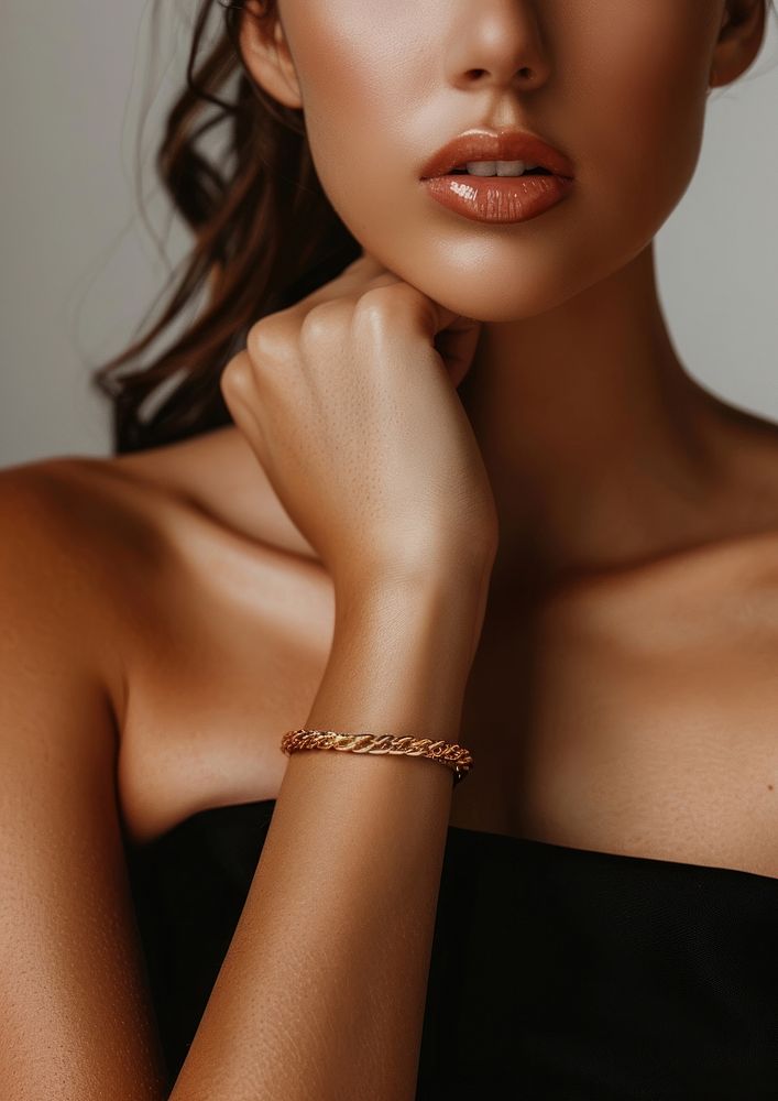 Gold bracelet accessories accessory jewelry.