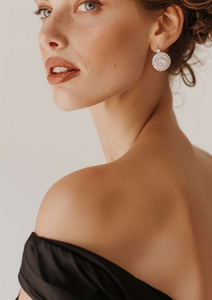 Diamond earrings woman accessories accessory.
